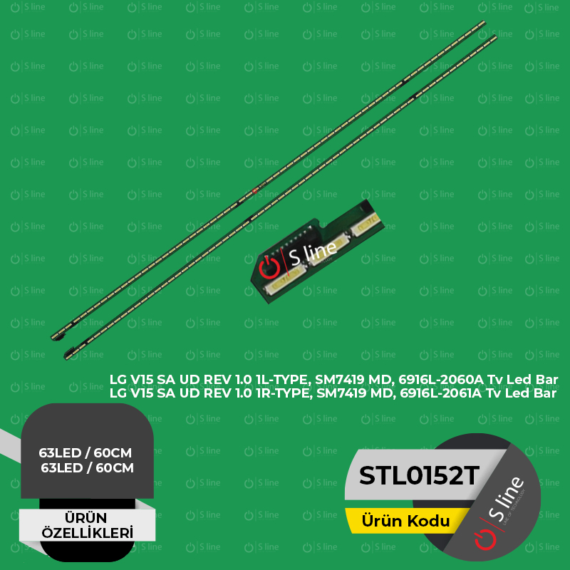 6922L-0160A 55 V15 SA UD REV 1.0 1L-TYPE, 6916-L2060A SETİ:STL152+STL153