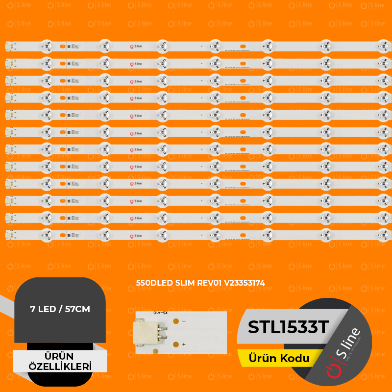 Vestel 550DLED SLIM REV01 V23353174 Tv Led Bar-