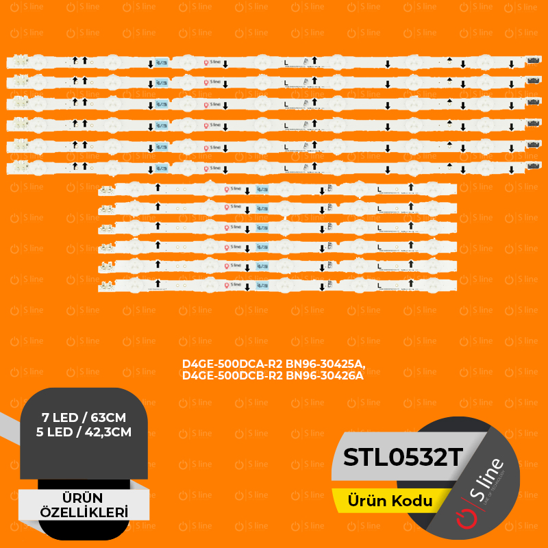 SLine Tv BackLight Samsung D4GE-500DCA-R2 Tv Led Bar