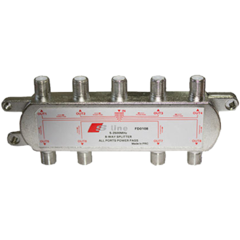 SLine 5-2500MHz 8li Uydu Dağıtıcı 1/8 Splitter K:100