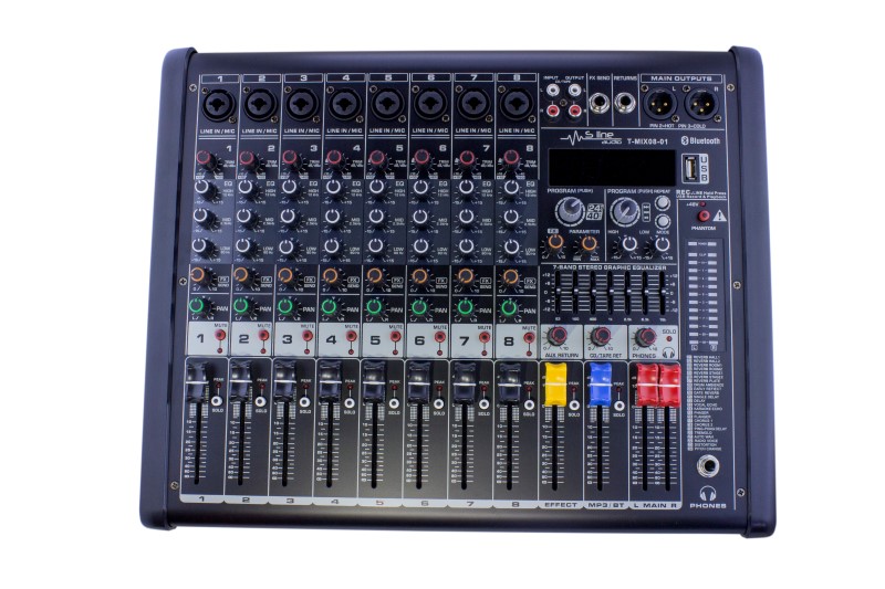 S-Line Audio 8 Kanal Deck Mixer