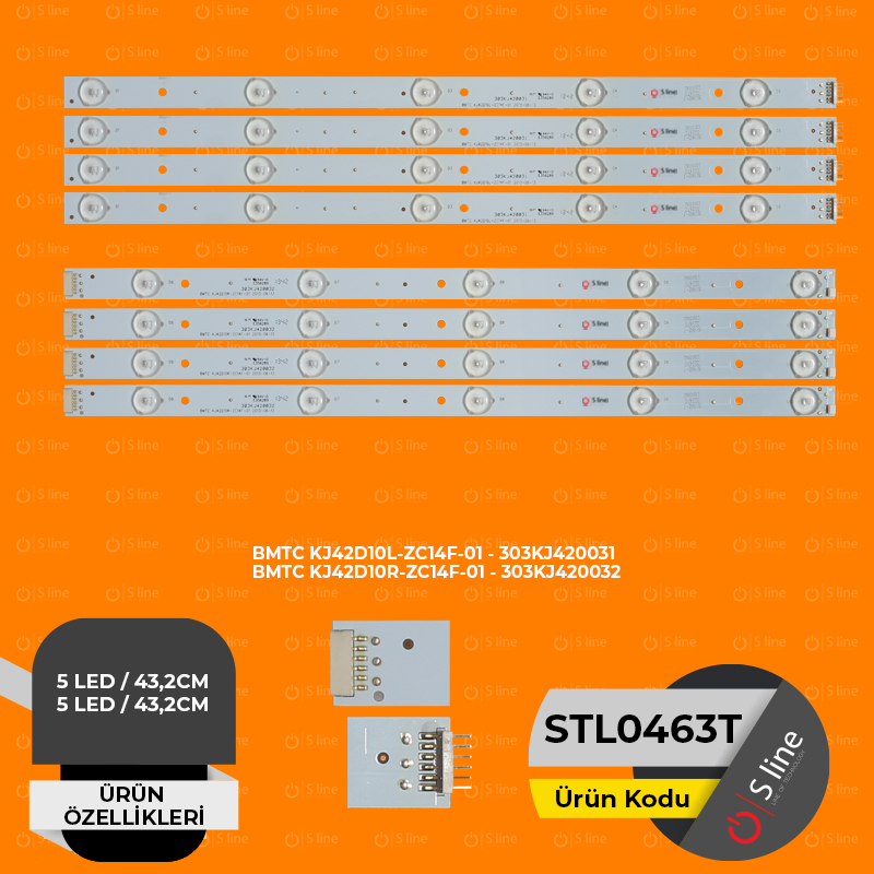 BMTC KJ42D10L-ZC14F-01 - 303KJ420031,BMTC KJ42D10R-ZC14F-01 - 303KJ420032 Tv Led