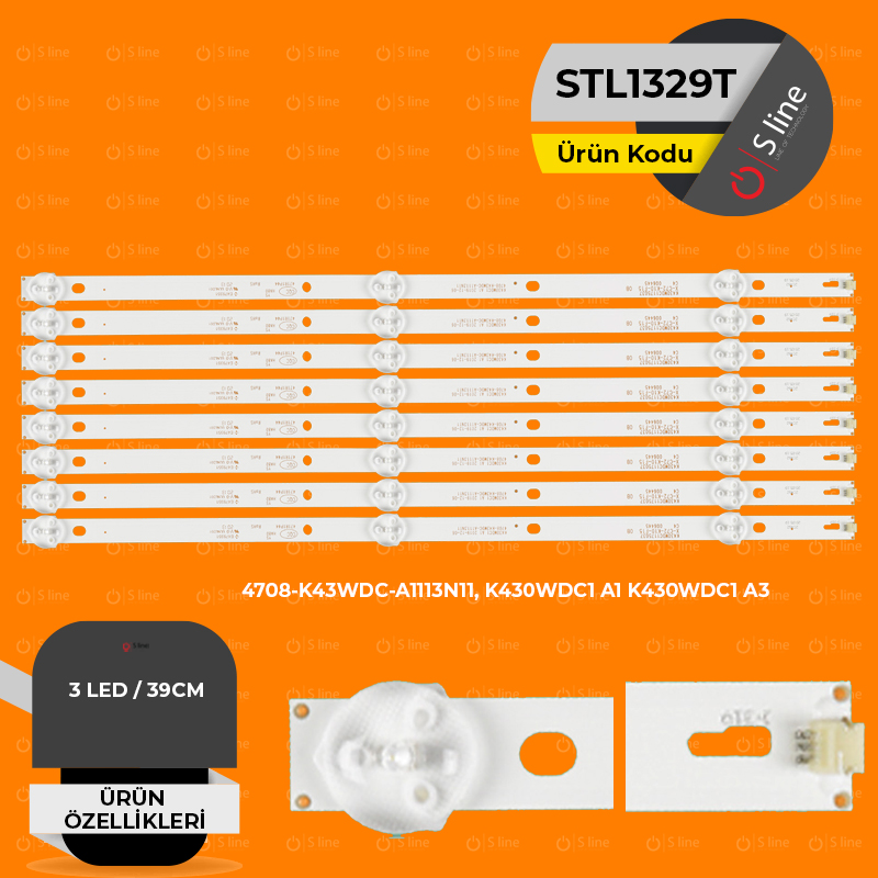 4708-K43WDC-A1113N11, K430WDC1 A1 SET:ST1329X8