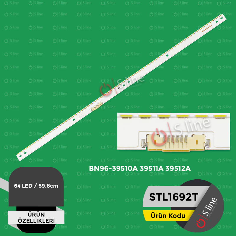 Samsung 49" BN96-39510A 39511A 39512A Tv Led Bar