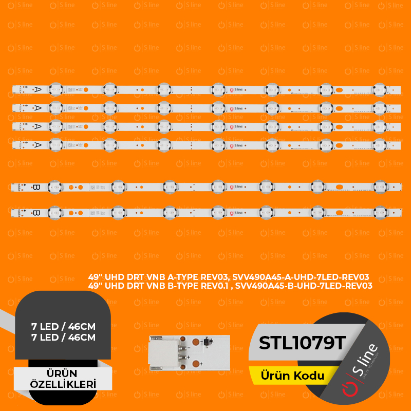 VESTEL 49" UHD DRT VNB A-TYPE REV03 SET:STL1079X4+STL1080X2