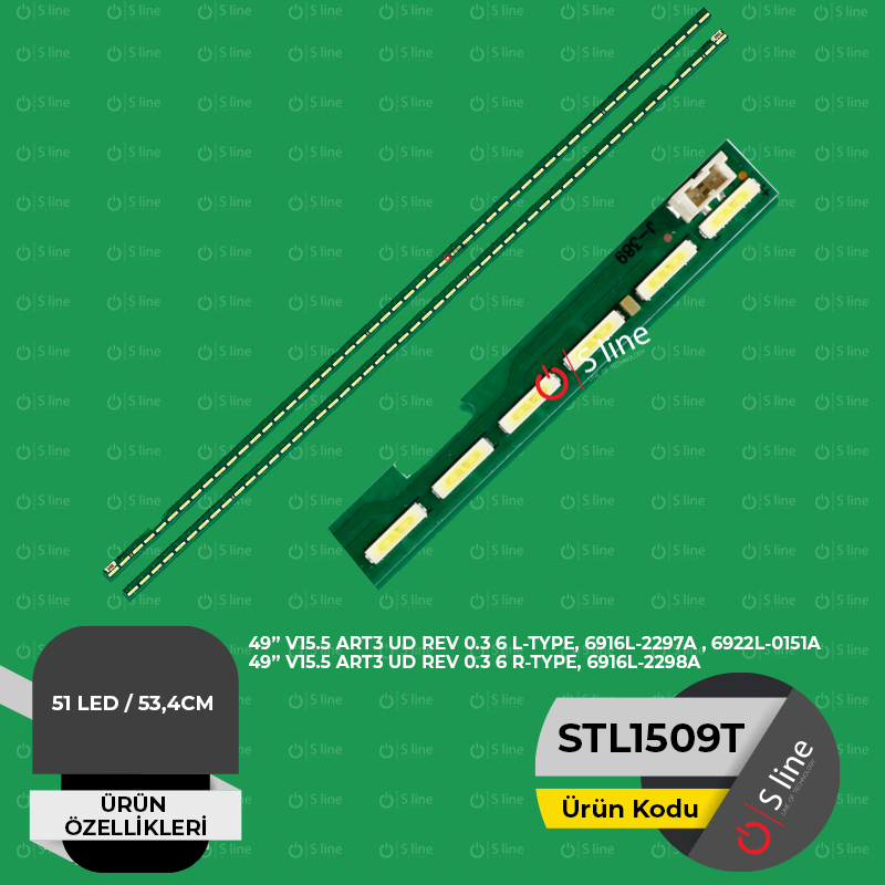 49" V15.5 ART3 UD REV 0.3 6 L-TYPE,6916L-2297A,6922L-0151A,6916L-2298A Tv Ledi