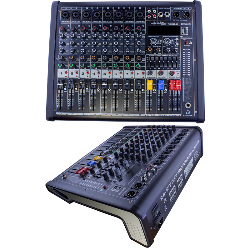 S-Line Audio 8 Kanal Deck Mixer