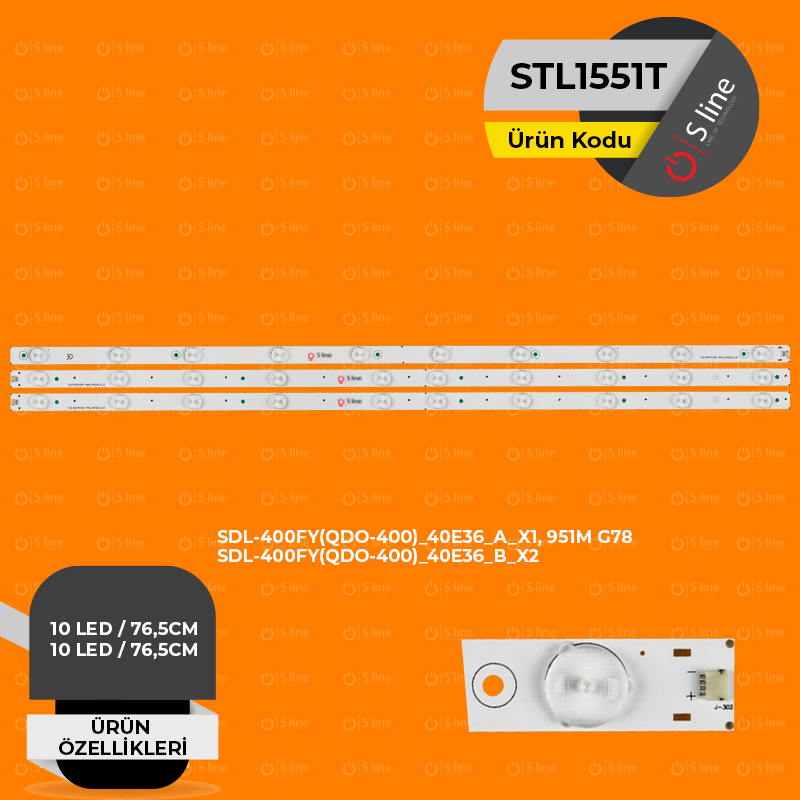 SDL-400FY(QDO-400)_40E36_A_X1, 951M G78,SDL-400FY(QDO-400)_40E36_B_X2 Tv Led Bar