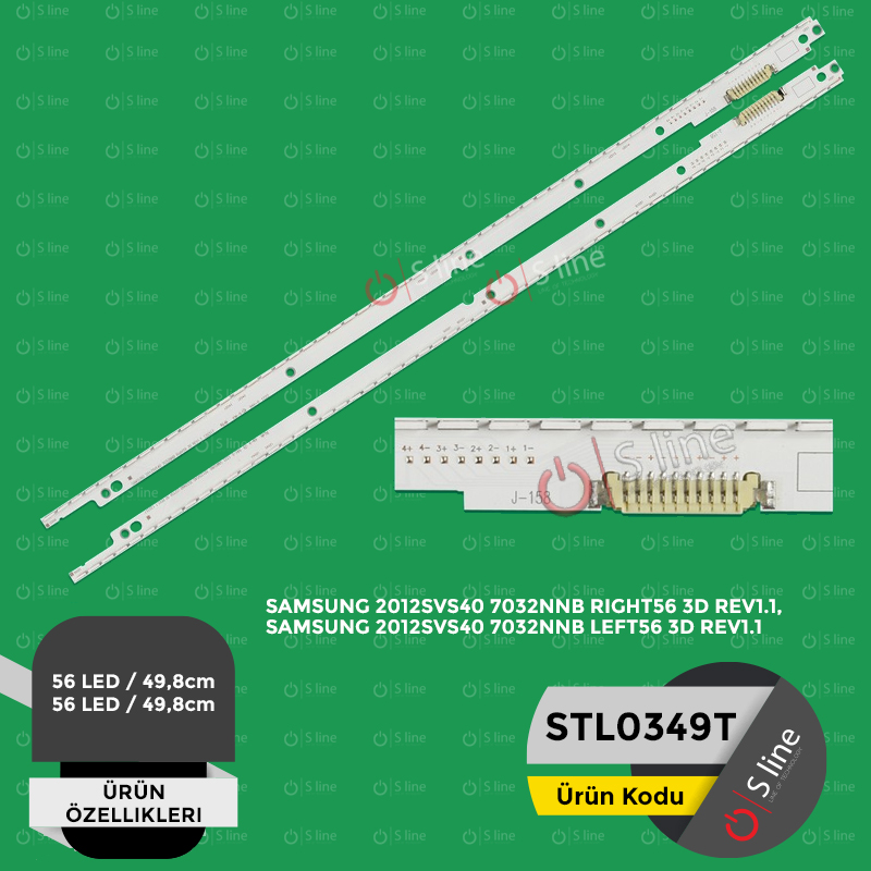 Samsung 2012SVS40 7032NNB RIGHT56 + LEFT56 3D REV1.1 Tv Led Bar